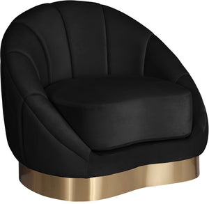 Jesse Chair In Black Velvet