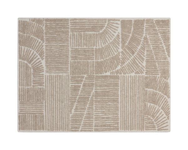 CORINTHIA HAND-WOVEN RUG - IVORY/BEIGE - 9' X 12'