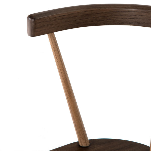 Naples Dining Chair In Light Cocoa Oak