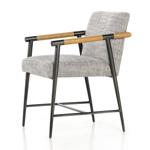 Rowen Dining Chair In Thames Raven