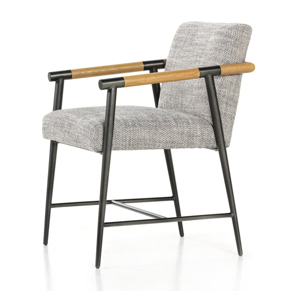 Rowen Dining Chair In Thames Raven