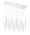Forest 14 Light Island/Billiard in Chrome Finish