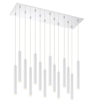 Forest 14 Light Island/Billiard in Chrome Finish