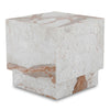 Layla Side Table in Breccia Marble