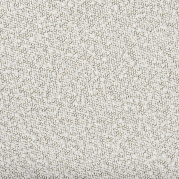 Amelia 55.0L x 18.0W x 18.0H Cream Boucle W/Black Metal Upholstered Bench