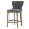 Dorsey Counter Stool Drift Wood Legs In Nubuck Charcoal