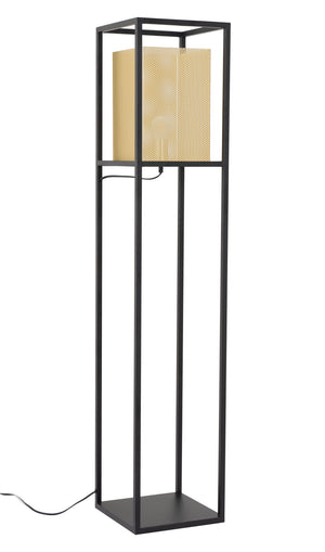 Yves Floor Lamp Gold & Black