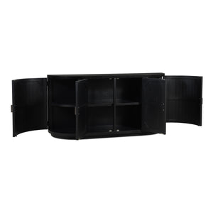 Nicola Black Reclaimed Pine Sideboard