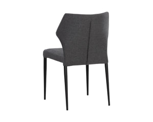 JAMES STACKABLE DINING CHAIR - CITY GREY