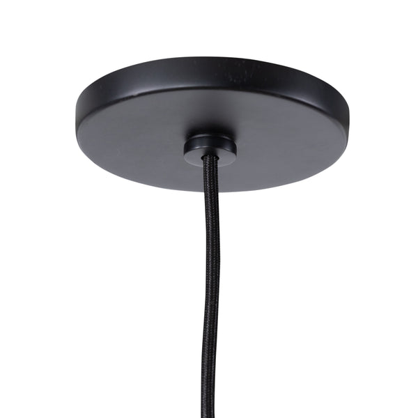 Cullen Pendant In Black Leather