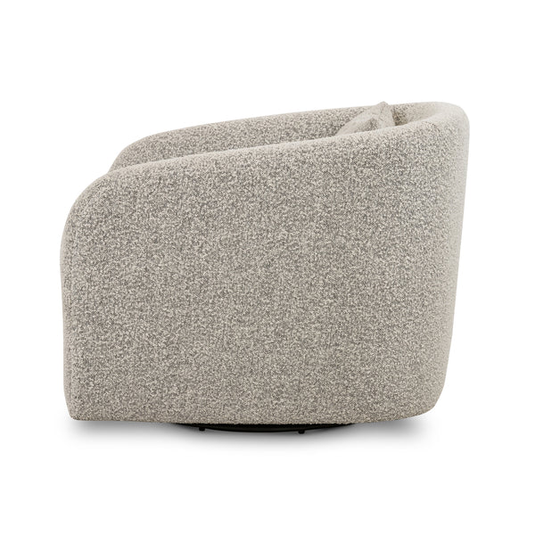 Topanga Swivel Chair In Knoll Domino
