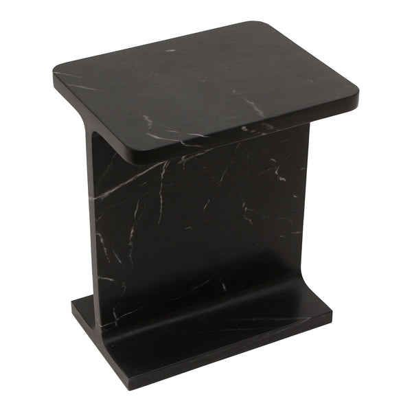 Moe's Tullia Accent Table in Black Marble