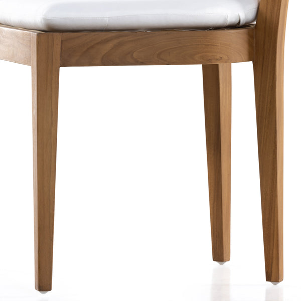 Britt Outdoor Dining Chair In Natural Teak