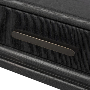 Rosenell Console Table - 78" - Black Oak Solid