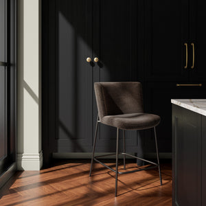 Moe's Early Counter Stool in Dark Brown
