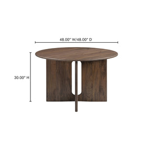 Moe's Stanley Dining Table Dark Brown Mango Wood