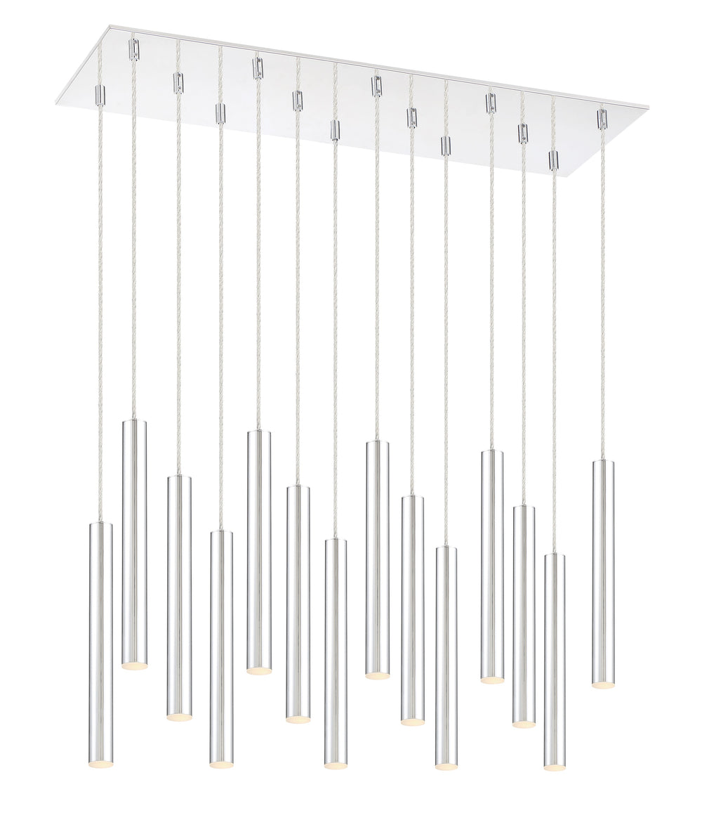 Forest 14 Light Island/Billiard in Chrome Finish