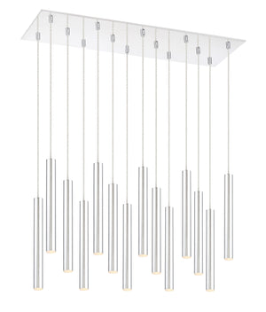 Forest 14 Light Island/Billiard in Chrome Finish