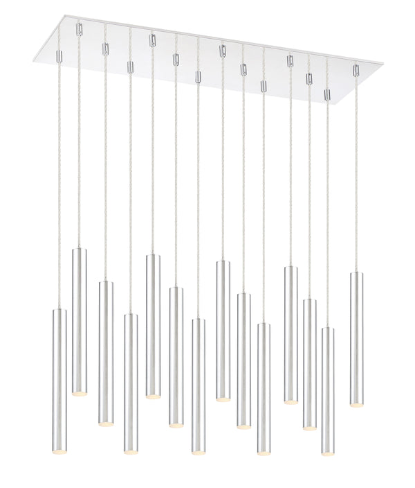 Forest 14 Light Island/Billiard in Chrome Finish