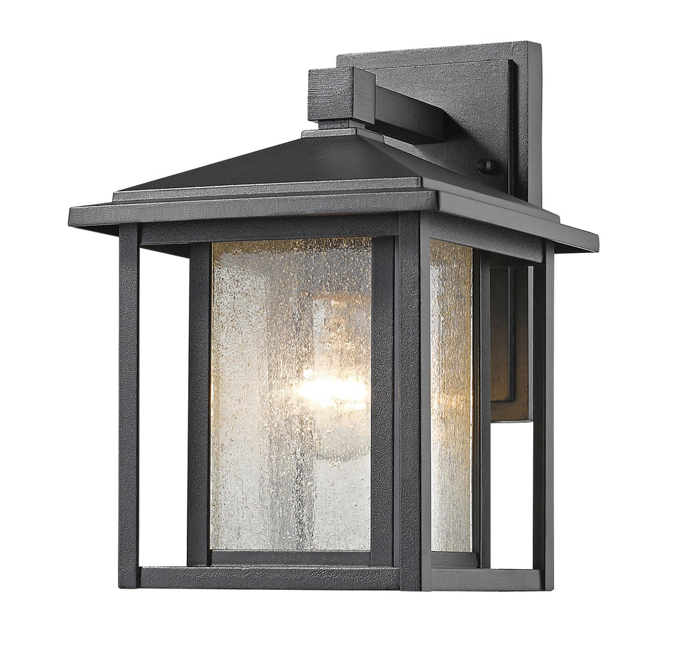 Aspen 1 Light Outdoor in Black Finish