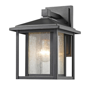 Aspen 1 Light Outdoor in Black Finish