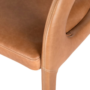 HAWKINS DINING BENCH IN SONOMA BUTTERSCOTCH LEATHER