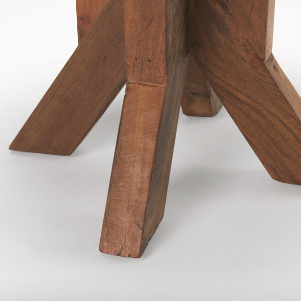 Heidi Reclaimed Brown Wooden End Table