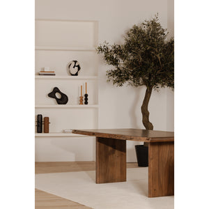 Moe's Lila Large Dining Table with Bullnose Edge