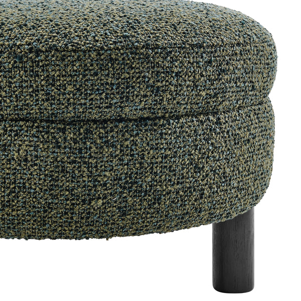 Esther Boucle Accent Chair, Speckled Green 