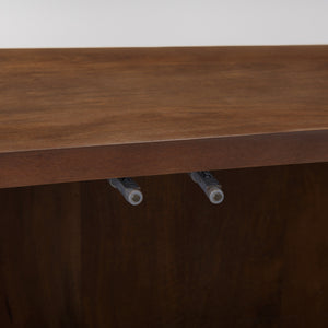 Lance 70.0L x 15.0W x 32.0H Medium Brown Solid Wood Sideboard