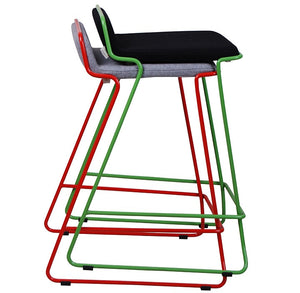 bleeker counter stool in wool