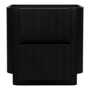 Moe's Povera Nightstand in Black Acacia