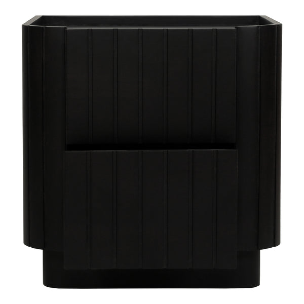 Moe's Povera Nightstand in Black Acacia