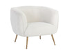 AMARA LOUNGE CHAIR - COPENHAGEN WHITE