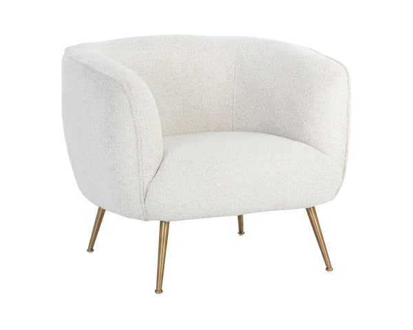 AMARA LOUNGE CHAIR - COPENHAGEN WHITE