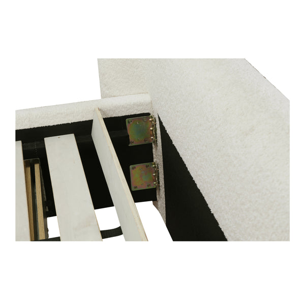 Sophia King Storage Bed in Cream with Drawers