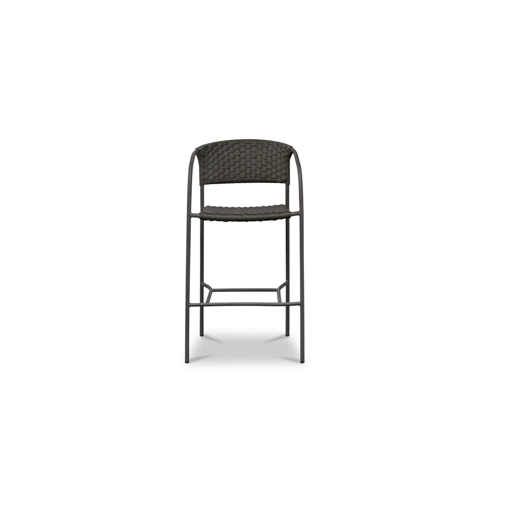Moe's Zola Outdoor Bar Stool Dark Brown