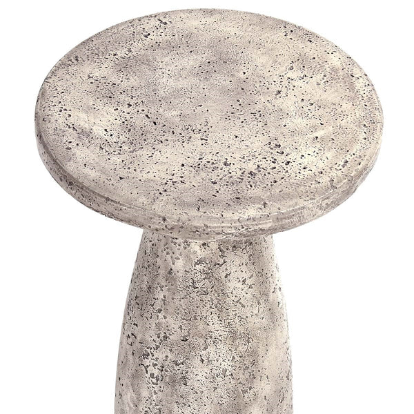 Collins 19" Outdoor Accent Table - Light Gray