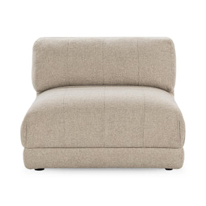 Adalynne Upholstered Armless Chair in Buttermilk