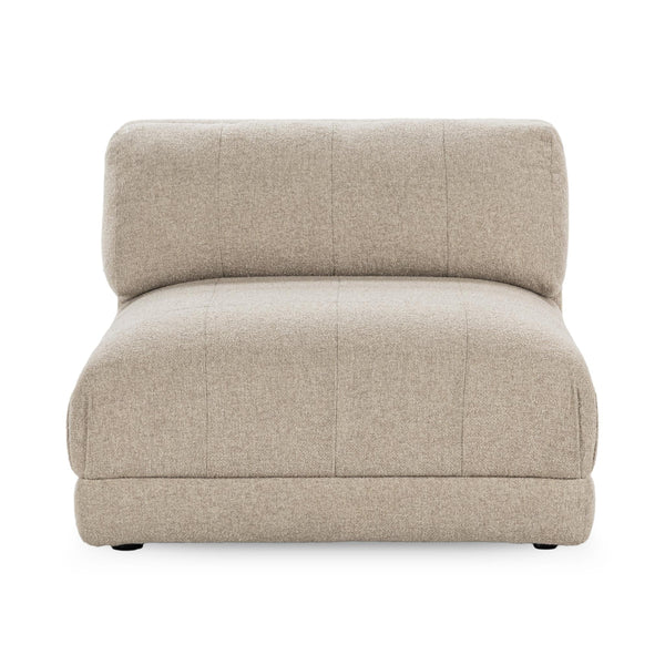 Adalynne Upholstered Armless Chair in Buttermilk