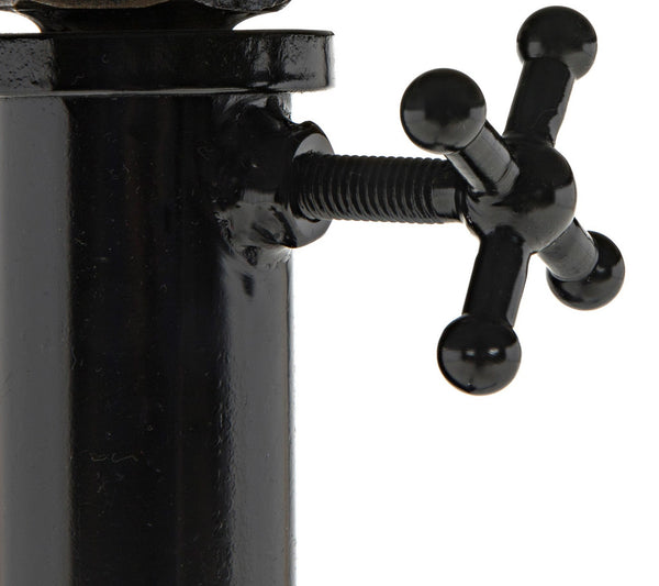 Kaldera Industrial Steel Side Table in Matte Black