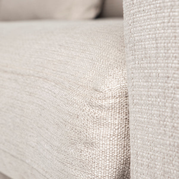 Denly II 92.5 X 38.25 X 34.5  Beige Slipcover Three Seater Sofa
