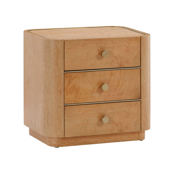 Abigail Natural Acacia Nightstand