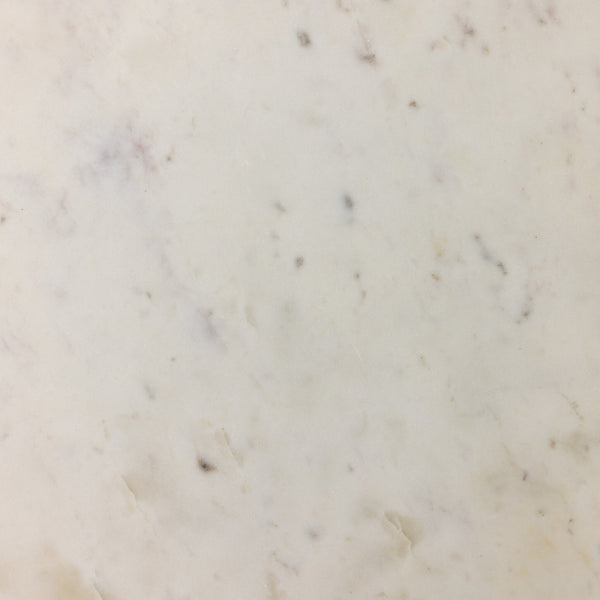 Neda End Table - Polished White Marble