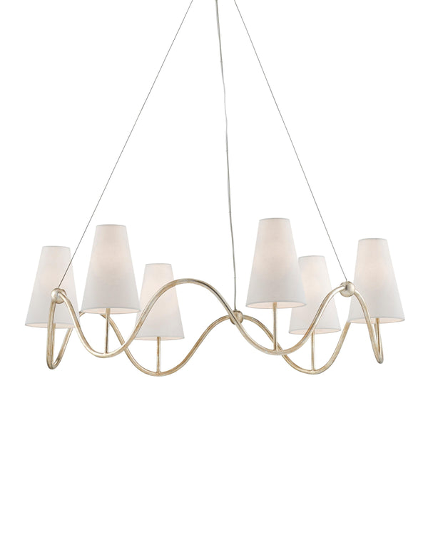 Kadir Chandelier In Silver Granello