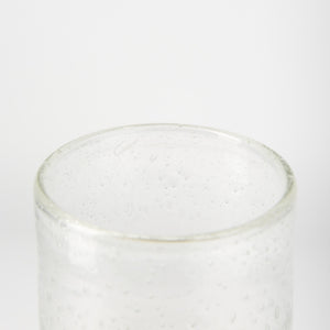 Adriatic I Small Brushed Gold Metal Glass Vase