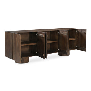 Moe's Hadley Sideboard in Warm Brown Neem Wood