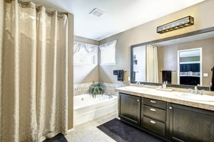 Infinity 7 Light Vanity in Misty Charcoal Finish