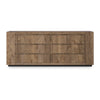 Abaso 6-Drawer Dresser In Rustic Wormwood Oak