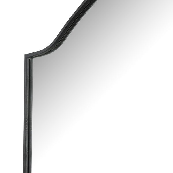 Jacques Floor Mirror In Gunmetal